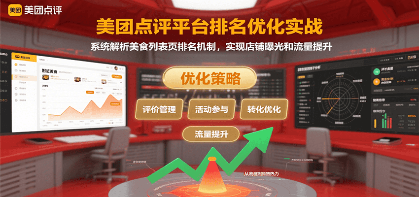 美团点评平台排名优化实战,系统解析美食列表页排名机制,实现店铺曝光和流量提升 5f2a869884e22e1.png