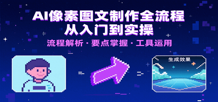 AI像素图文制作全流程:内容要点、文案选择及所用工具,助你快速入局 e8135e90f9dc9b7.png